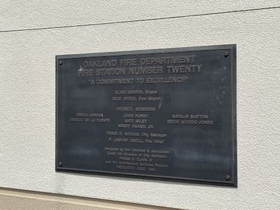 Oakland Fire Department Fire Station Number Twenty