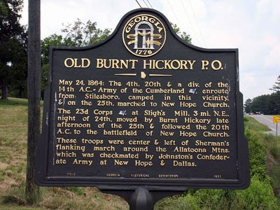 Old Burnt Hickory P.O.