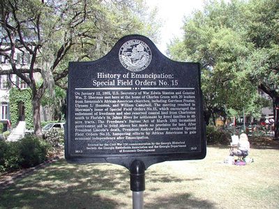 History of Emancipation: Special Field Orders 15
Special Field Orders No. 15
