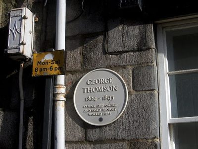 Plaque (37a Marischal Street, Aberdeen)
