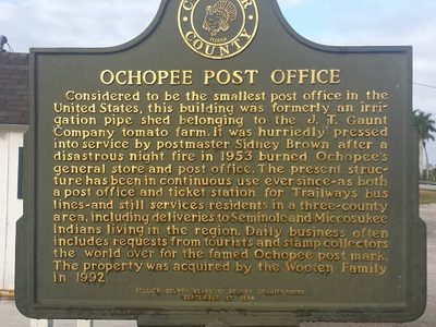 Ochopee Post Office