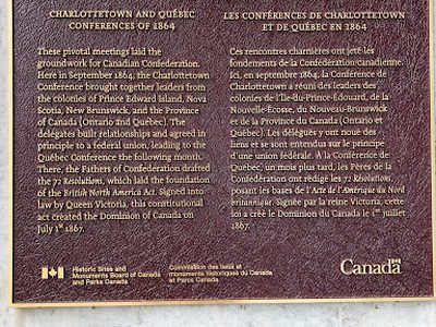 Charlottetown and Québec Conferences of 1864