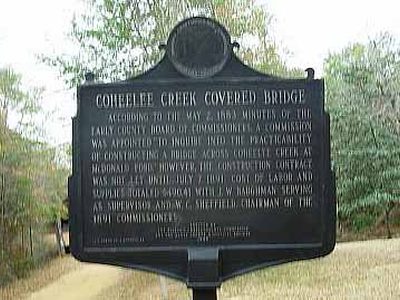 Coheelee Creek Covered Bridge (Side 1)