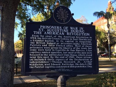Prisoners of War In St. Augustine During the American Revolution