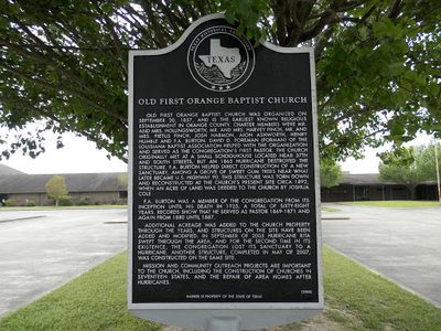 Old First Orange Baptist Church