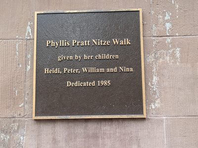 Phyllis Pratt Nitze Walk