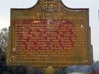 Bethlehem Primitive Baptist Church