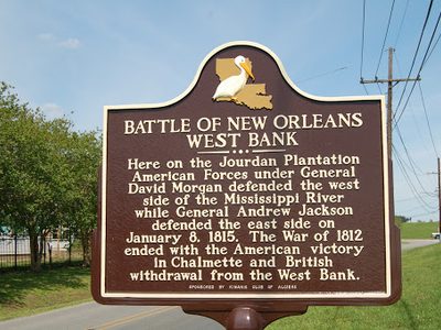 Battle of New Orleans West Bank