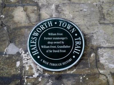 Halesworth Town Trail plaque
