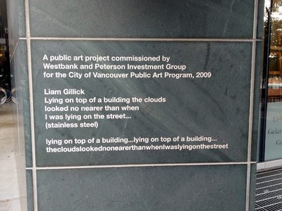 lying on top of a building…