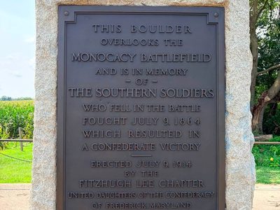 This Boulder Overlooks the Moncacy Battlefield