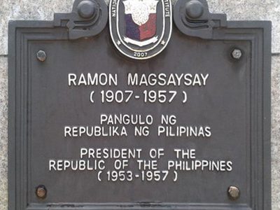 Ramon Magsaysay historical marker