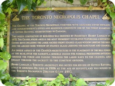 The Toronto Necropolis Chapel