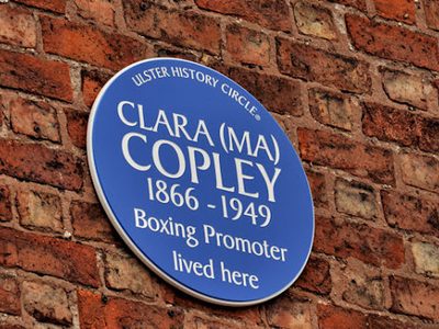 "Ma" Copley plaque, Belfast