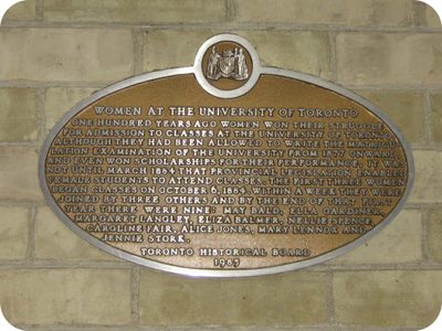 Women at the University of Toronto