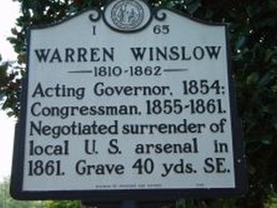 WARREN WINSLOW 1810-1862