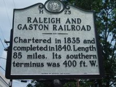 RALEIGH AND GASTON RAILROAD