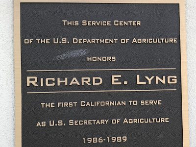 Richard E. Lyng, The First Californian to Serve as U.S. Secretary of Agriculture
