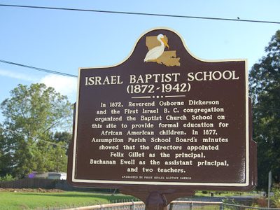 Israel Baptist School (1872-1942)