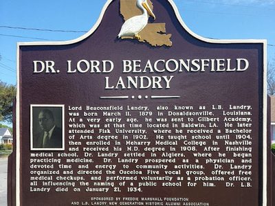 Dr. Lord Beaconsfield Landry