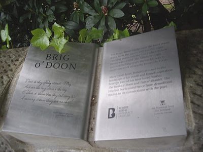 Brig O'Doon plaque