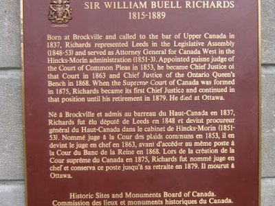 Sir William Buell Richards 1815-1889