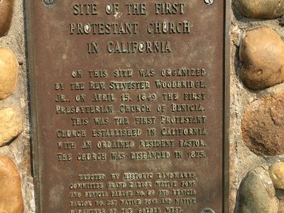 Site of the First Protestant Church in California