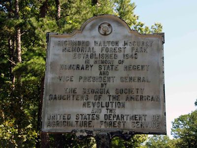 Richmond Walton McCurry Memorial Forest Park