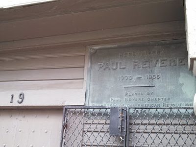 Here lived Paul Revere 1770 - 1800