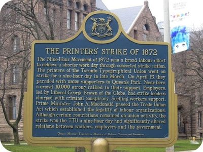 The Printers' Strike of 1872