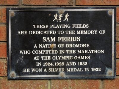 Sam Ferris plaque, Dromore