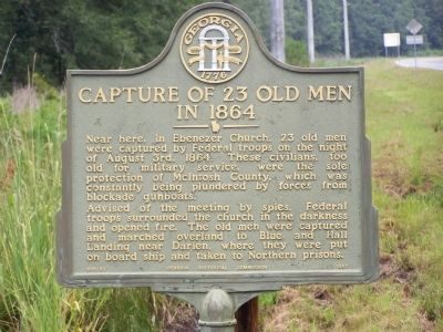 Capture of 23 Old Men in 1864