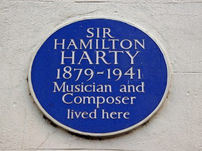 Hamilton Harty plaque, Hillsborough