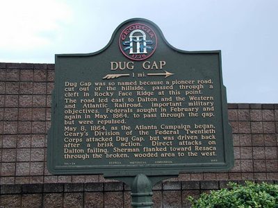 Dug Gap -- 1 Mile -->