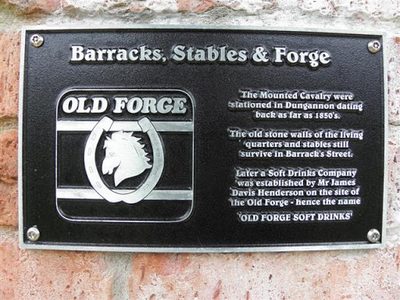 Barracks, Stables & Forge Plaque