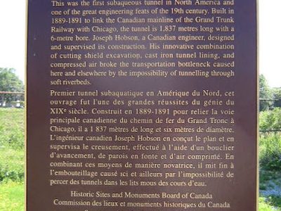 The St. Clair Tunnel