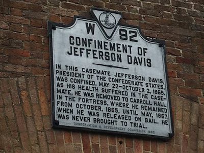 Confinement of Jefferson Davis