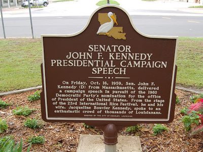Senator John F. Kennedy Presidential Campaign Speech