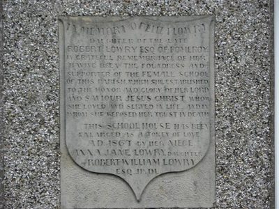 Plaque, Pomeroy Primary School