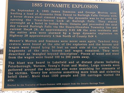 1885 Dynamite Explosion -Mangled Beyond Description