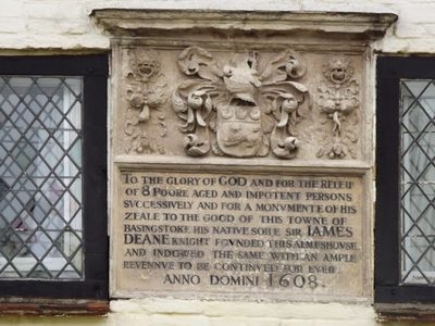Deane's Almshouses Plaque