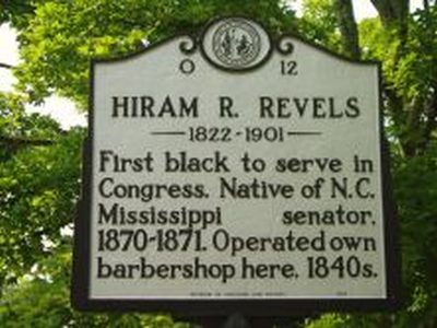 HIRAM R. REVELS 1822-1901