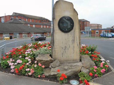 Entrance to Stepping Hill Hospital