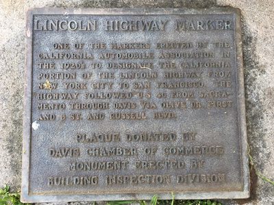 Lincoln Highway Marker