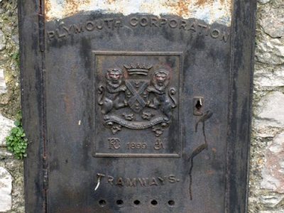 Tramway plate, Beaumont Road, Plymouth