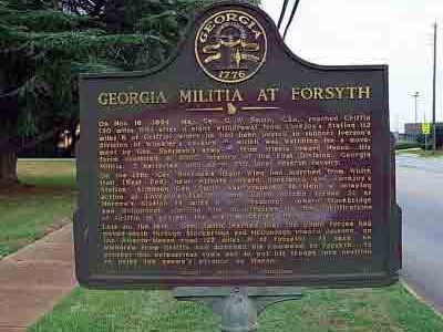 Georgia Militia at Forsyth