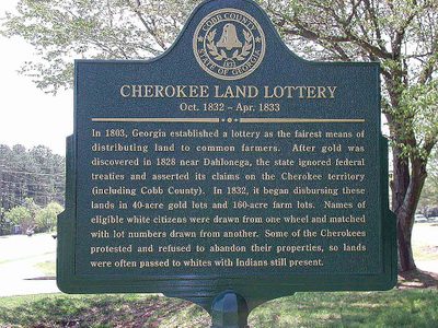 Cherokee Land Lottery