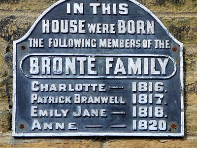 Bronte Birthplace plaque