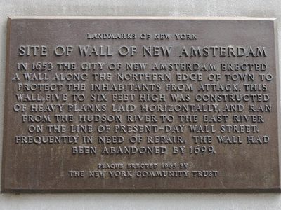 Dedicated NYC Plaque