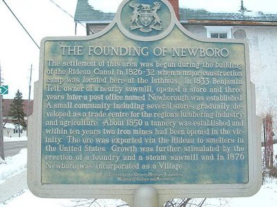 The Founding of Newboro
